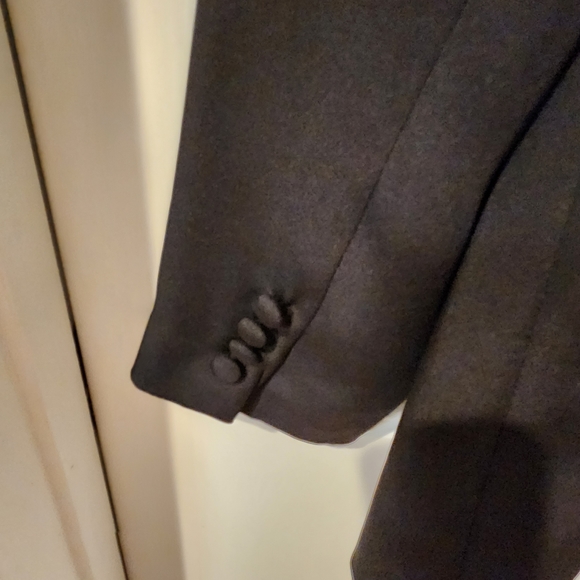 TC Laughlin silk black blazer jacket size 8, made in USA - Picture 5 of 11